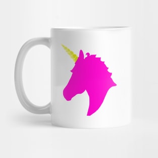 Pink Unicorn Head Mug